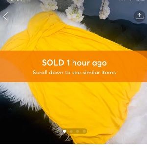 ❤️SOLD❤️Sexy Casual Yellow Strapless Sundress